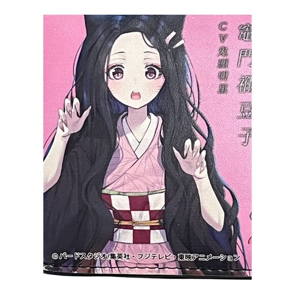 Demon Slayer Anime Wallet – Nezuko Kamado Pink Bifold with Zipper Pocket - Picture 4 of 7
